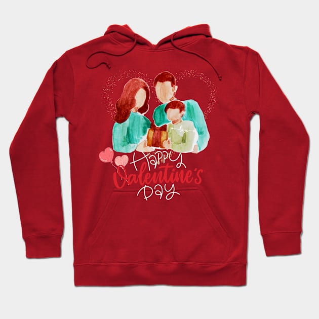 Valentine's Day - Design Hoodie by Melchi